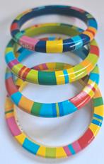 4 vrolijke Catini armbanden., Sieraden, Tassen en Uiterlijk, Armbanden, Ophalen of Verzenden, Zo goed als nieuw, Overige kleuren