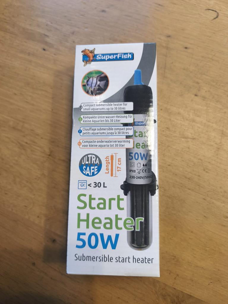 Superfish thermostaat 50 watt voor kleine aquaria, Dieren en Toebehoren, Vissen | Aquaria en Toebehoren, Ophalen of Verzenden