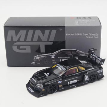 Mini gt 2024 Nissan Skyline GT-R (R34) Super Silhoutte, blac beschikbaar voor biedingen