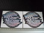 2x sticker shellina is verbeterd the clean machine olie oil, Verzenden, Zo goed als nieuw, Merk