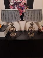 2 Schemerlampen met Kap, Huis en Inrichting, Lampen | Tafellampen, 50 tot 75 cm, Klassiek, Ophalen of Verzenden, Zo goed als nieuw