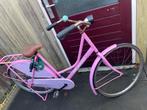 26 inch Oma fiets, meisjesfiets, pink, roze, 47 tot 50 cm, Ophalen, Gebruikt