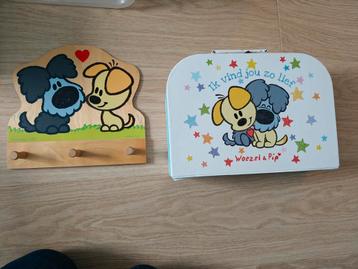 Woezel en Pip kapstokje en koffertje beschikbaar voor biedingen