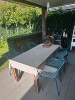 6 gratis Webbing tuinstoelen, Ophalen, Zo goed als nieuw, Kunststof