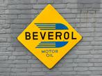 BEVEROL motor olie emaille reclamebord, Verzamelen, Merken en Reclamevoorwerpen, Reclamebord, Gebruikt, ., Ophalen of Verzenden