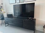 WOOOD TV-meubel Silas Zwart - 180x61x44 cm, Ophalen, 150 tot 200 cm, Zo goed als nieuw, Minder dan 100 cm