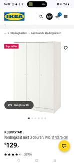 Klepstadd Ikea kledingkast wit, Huis en Inrichting, Kasten | Kledingkasten, Ophalen, Gebruikt, 50 tot 75 cm