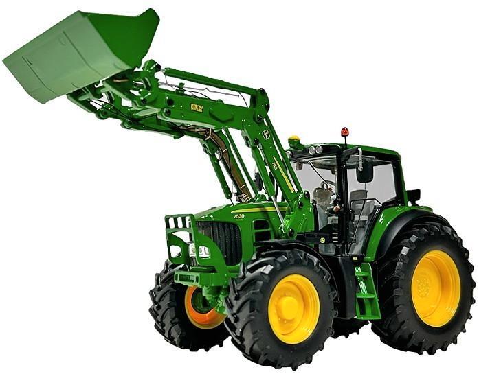 John Deere 7530 Premium met Voorlader, Hobby en Vrije tijd, Modelauto's | 1:32, Nieuw, Tractor of Landbouw, Overige merken, Ophalen of Verzenden