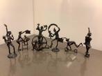 Bronzen CliniClowns beeldjes 7x waarvan 2x Corry Ammerlaan, Ophalen of Verzenden, Zo goed als nieuw