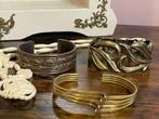 Vintage metalen armbanden, Ophalen of Verzenden, Dames