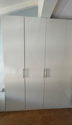 Pax kast deuren Ikea 3x hoogglans wit, Ophalen, 200 cm of meer, 50 tot 100 cm, Zo goed als nieuw