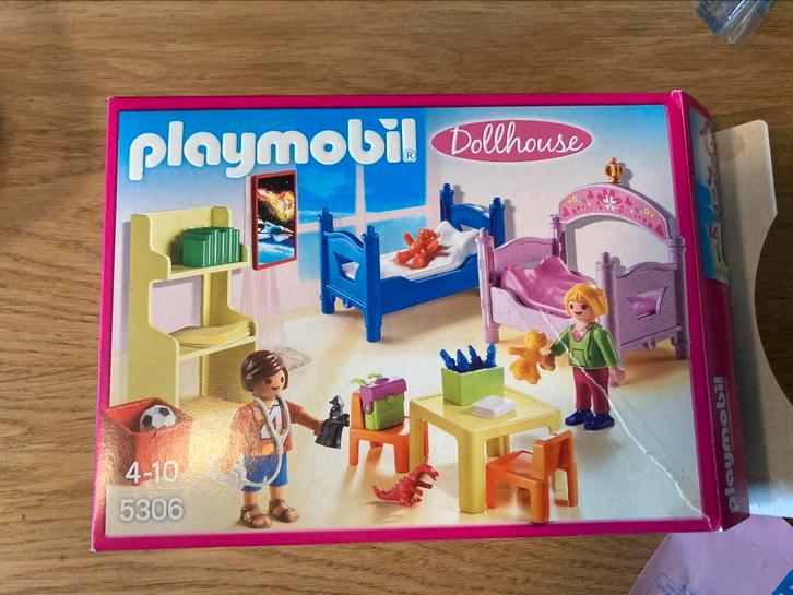 Playmobil dollhouse kinderkamer met stapelbed 5306. Compleet, Kinderen en Baby's, Speelgoed | Playmobil, Zo goed als nieuw, Ophalen of Verzenden