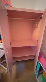 Roze kinderkledingkast - goed bewaard, Kast, 50 tot 70 cm, 105 cm of meer, Ophalen of Verzenden