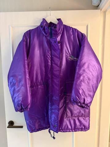 Vintage paarse skijas – retro 80s/90s look – maat 40 beschikbaar voor biedingen