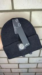Stone Island Muts Zwart, Kleding | Heren, Ophalen, Zo goed als nieuw, Overige maten, Muts