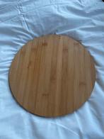 Bamboe Draaiplateau Dienblad, Ophalen of Verzenden, Nieuw, Rond, Hout