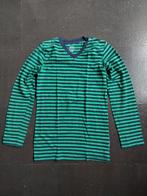 Groen-blauw gestreept T-shirt met lange mouwen, maat 164, Claesens, Ophalen of Verzenden, Zo goed als nieuw, Shirt of Longsleeve