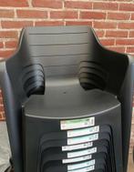 10x stapel stoel Bilbao antraciet, Tuin en Terras, Ophalen, Zo goed als nieuw, Kunststof, Stapelbaar