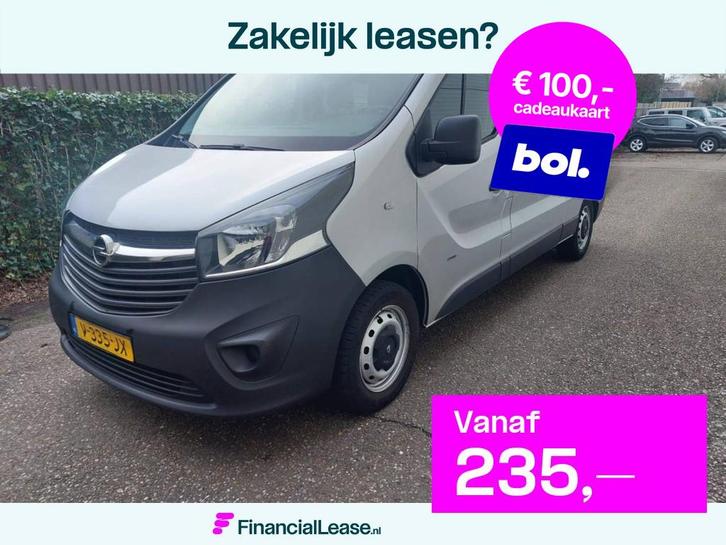 Opel Vivaro, Auto's, Opel, Bedrijf, Lease, Financial lease, Vivaro, ABS, Airconditioning, Alarm, Bluetooth, Centrale vergrendeling