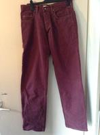 Spijkerbroek Lee Rood ZGAN 33-34 Jeans Lang Bordeau Rood-, Ophalen of Verzenden, Zo goed als nieuw, Overige kleuren, W33 - W36 (confectie 42/44)