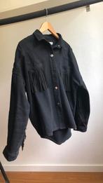 Spijkerjack met franje, Kleding | Dames, Drôle de copine paris, Ophalen of Verzenden, Zo goed als nieuw, Zwart