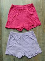 Set 2x pyjama korte broek maat 92 lila + roze broekjes, Ophalen of Verzenden, Zo goed als nieuw, Meisje, Nacht- of Onderkleding