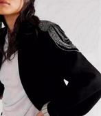 Free people King Julian Blazer X TRICIA FIX Colbert XS 328$, Zwart, Nieuw, Ophalen of Verzenden, H