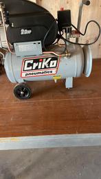 CRIKO Pneumatics Compressor - 2.0 HP, Gebruikt, 6 tot 10 bar, Ophalen of Verzenden, Minder dan 200 liter/min