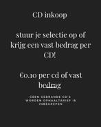CD inkoop! Verkoop je cds tegen een aantrekkelijke prijs!, Cd's en Dvd's, Ophalen, Zo goed als nieuw