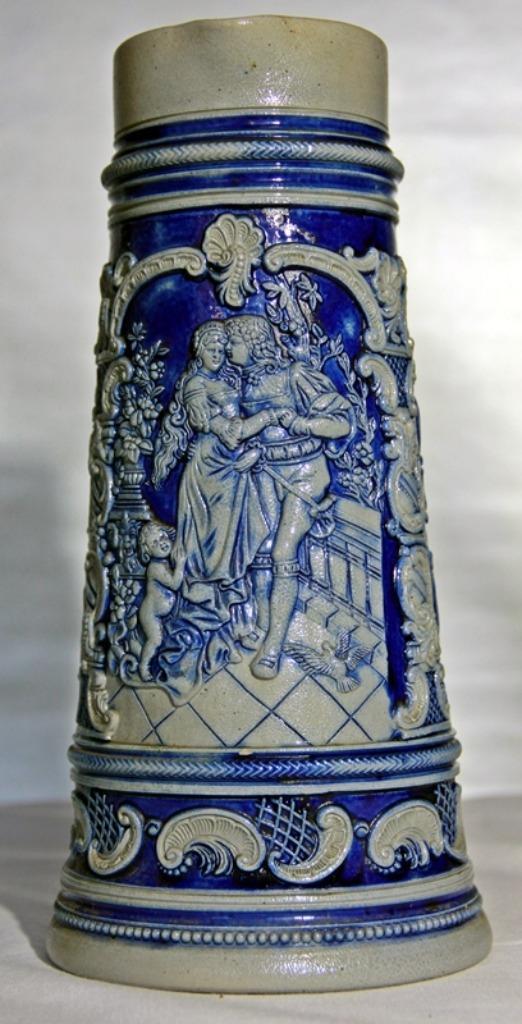 Duitse wijnkan, Antiek en Kunst, Antiek | Keramiek en Aardewerk, Ophalen of Verzenden