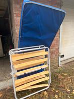 Vouwbed met matras, Ophalen of Verzenden, Zo goed als nieuw, Eenpersoons, Hout