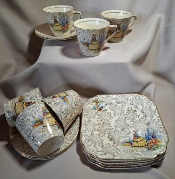 Vintage Empire Engeland Shelton Crinoline Lady koffieservies beschikbaar voor biedingen