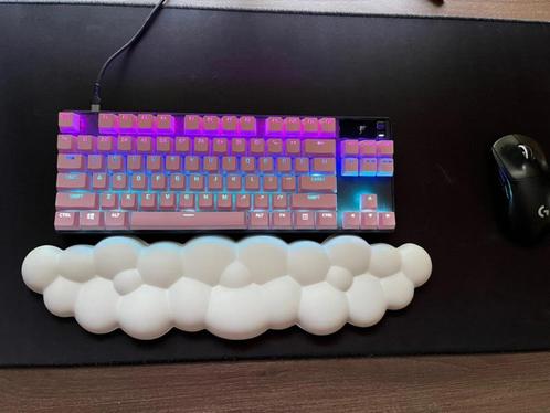 Steelseries Apex Pro Tkl 2023 + HyperX PBT Keycaps, Computers en Software, Toetsenborden, Zo goed als nieuw, Qwerty, Bedraad, Gaming toetsenbord