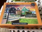Puzzel Koningsdag in volendam, Ophalen, 500 t/m 1500 stukjes, Gebruikt, Legpuzzel