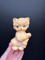 Vintage piep speeltje kat, Ophalen of Verzenden, Gebruikt