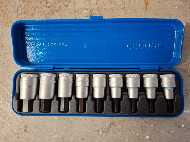 Gedore 9 delige imbusdoppenset, Auto diversen, Autogereedschap, Nieuw, Ophalen of Verzenden