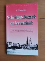 Schriftonderzoek en levenstaak, Boeken, Godsdienst en Theologie, Gelezen, P. Niemeijer, Christendom | Protestants, Ophalen of Verzenden