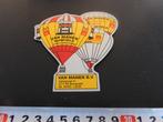 sticker luchtballon van manen barneveld kachels parket 376, Ophalen, Zo goed als nieuw