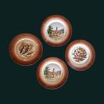 4 prachtige vintage dinerborden, Ophalen of Verzenden