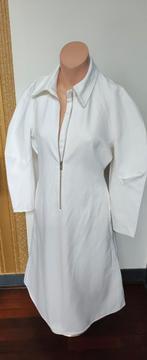 COS wit denim maxi jurk maat M raglan mouwen, Maat 38/40 (M), Verzenden, Wit, Nieuw