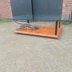 Nicola Voci bronzen panter salontafel, 50 tot 100 cm, Minder dan 50 cm, Gebruikt, Rechthoekig