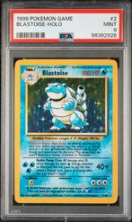 2/102 base blastoise psa 9, Hobby en Vrije tijd, Verzamelkaartspellen | Pokémon, Ophalen of Verzenden, Zo goed als nieuw, Losse kaart