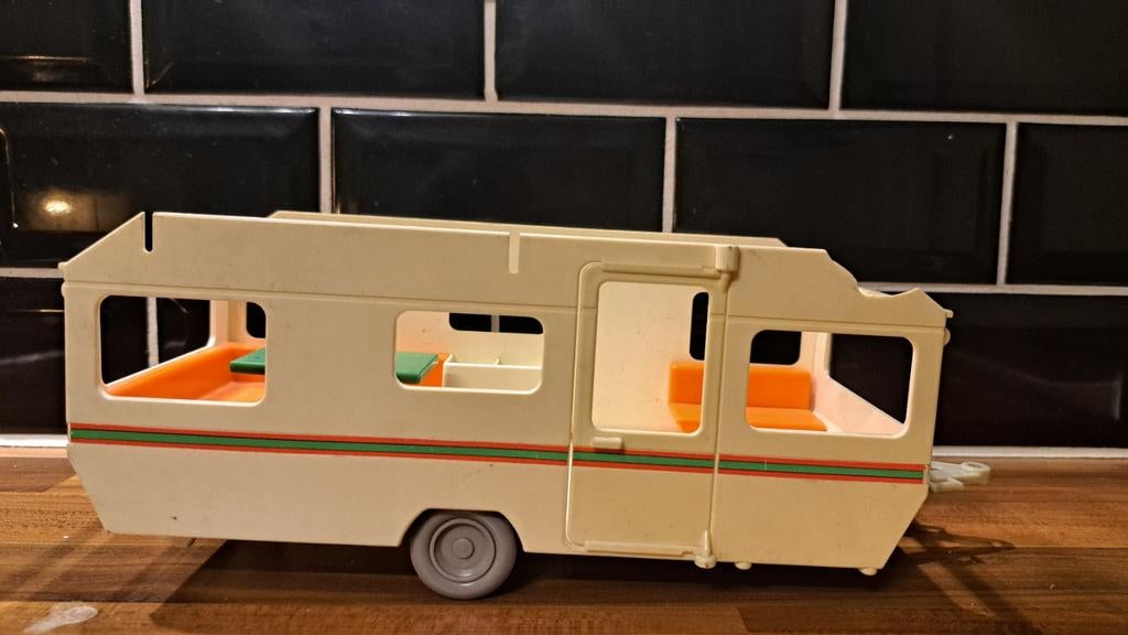 Vintage Playmobil caravan 3249, Ophalen of Verzenden, Gebruikt, Los playmobil