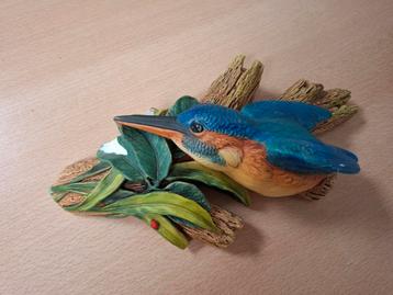 Ijsvogel vintage wandplaquette Bossons beschikbaar voor biedingen
