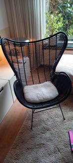 HK Living designstoel the Egg chair, Huis en Inrichting, Fauteuils, Ophalen, Zo goed als nieuw, 50 tot 75 cm