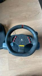 Race set Logitech Momo racing, Computers en Software, Joysticks, Ophalen of Verzenden, Zo goed als nieuw