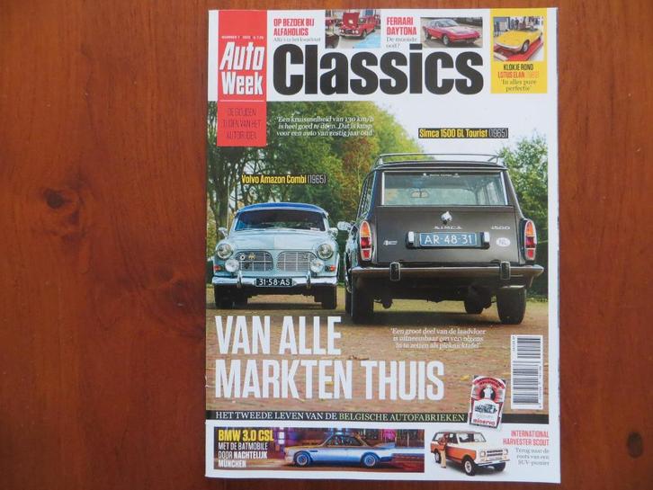 Autoweek Classics 1 2025 Simca 1500 GL Tourist, Volvo Amazon, Boeken, Auto's | Folders en Tijdschriften, Nieuw, Volvo, Ophalen of Verzenden