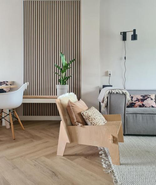 Akoestische wandpanelen | Lattenwand | Wanddecoratie Eiken, Huis en Inrichting, Woonaccessoires | Wanddecoraties, Nieuw, Ophalen