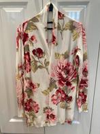 Purdey vest Bloem print maat M, Kleding | Dames, Maat 38/40 (M), Verzenden, Wit, Zo goed als nieuw