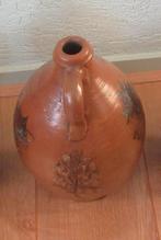 antieke aardewerk oliekruik steengoed pot bloemen, Antiek en Kunst, Antiek | Keramiek en Aardewerk, Verzenden